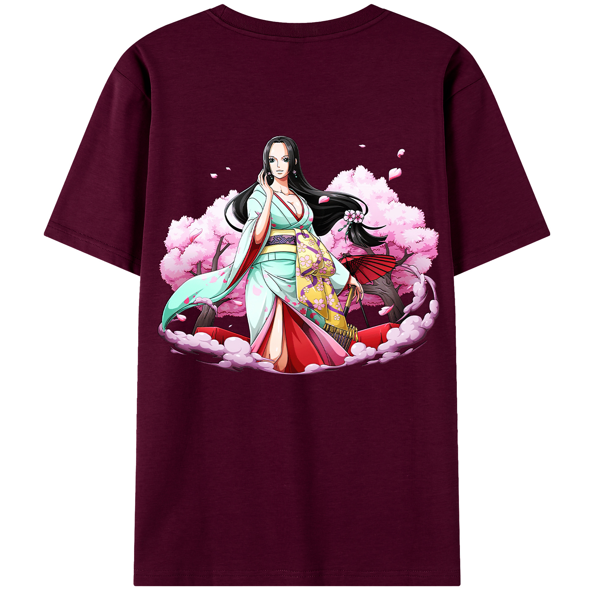 ワンピース ボア・ハンコック ONE PIECE Boa·Hancock レディース半袖Tシャツ(バックプリント)